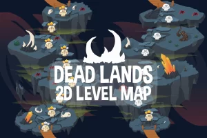 Dead Lands关卡地图2D背景素材包