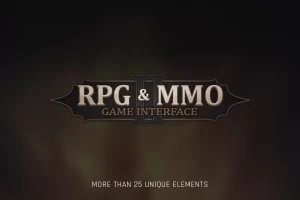 RPG游戏用户界面素材包：角色技能与战斗界面