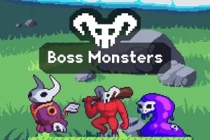 Boss Monsters像素艺术：平台游戏魔王素材包
