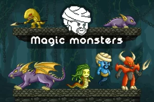 RPG怪物精灵像素艺术动画素材集