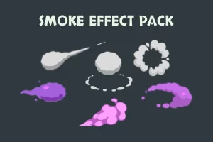 卡通烟雾特效素材包：动态表现与视觉冲击