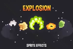 爆炸矢量精灵特效：为2D游戏注入动态战斗体验