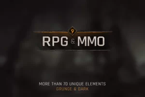 RPG与MMO游戏UI素材合集：打造沉浸式界面