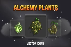 炼金植物游戏图标素材包