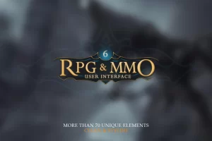 RPG与MMO游戏用户界面素材包