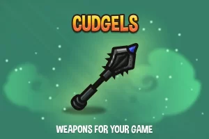 Cudgels 2D武器包：40款Q版矢量武器素材