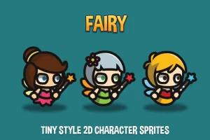 Fairy Tiny Style 2D角色精灵素材包