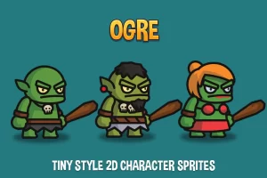 Ogre Tiny Style 2D角色精灵素材包